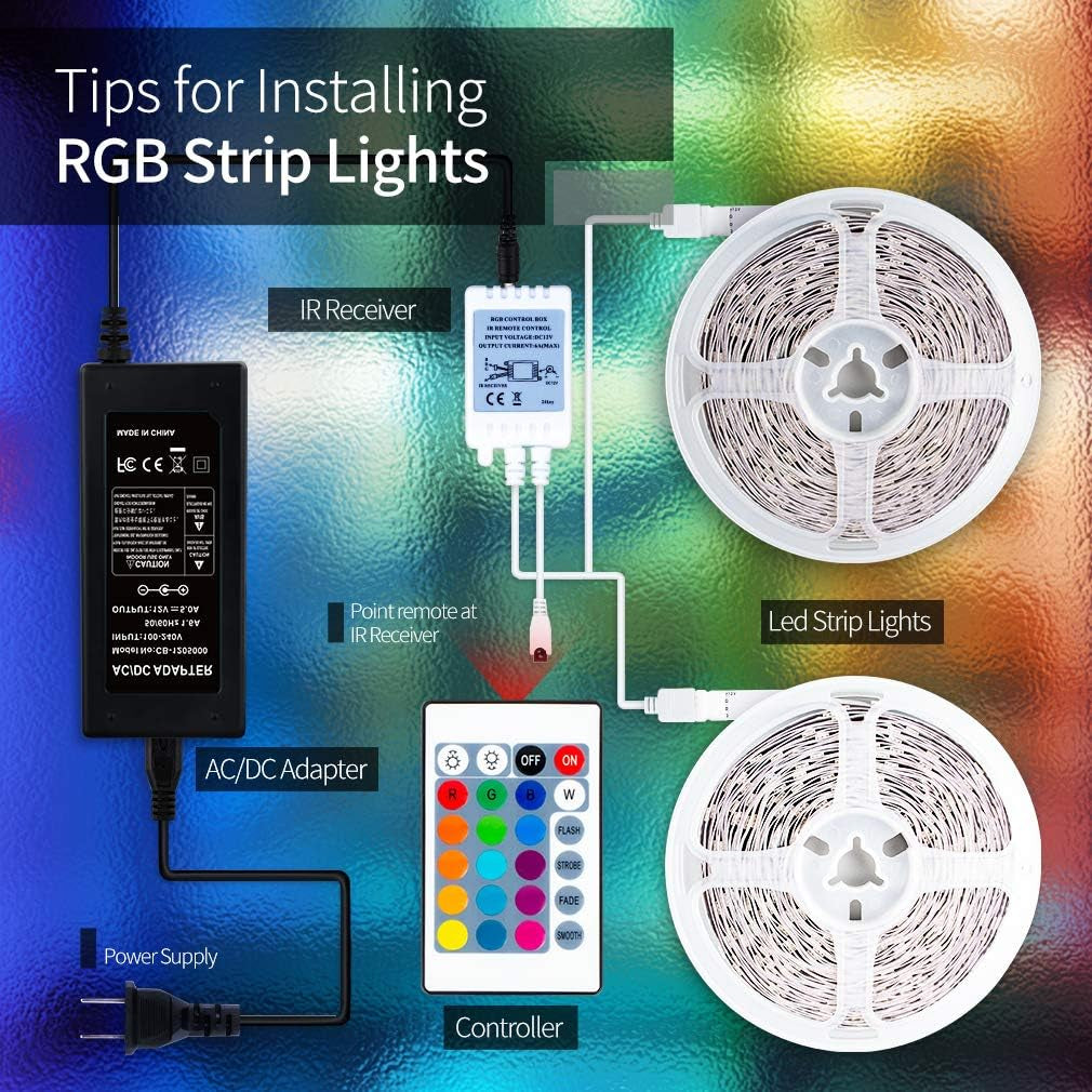 Outdoor RGB Smart IC Gaming Lights,10 Ft Neon Light Strip,App Controlled,Dramcolor,Water-Flow,Dynamic Color Changing Light,Flexible,Projective Diy,Gaming Room,Desk,Under Table
