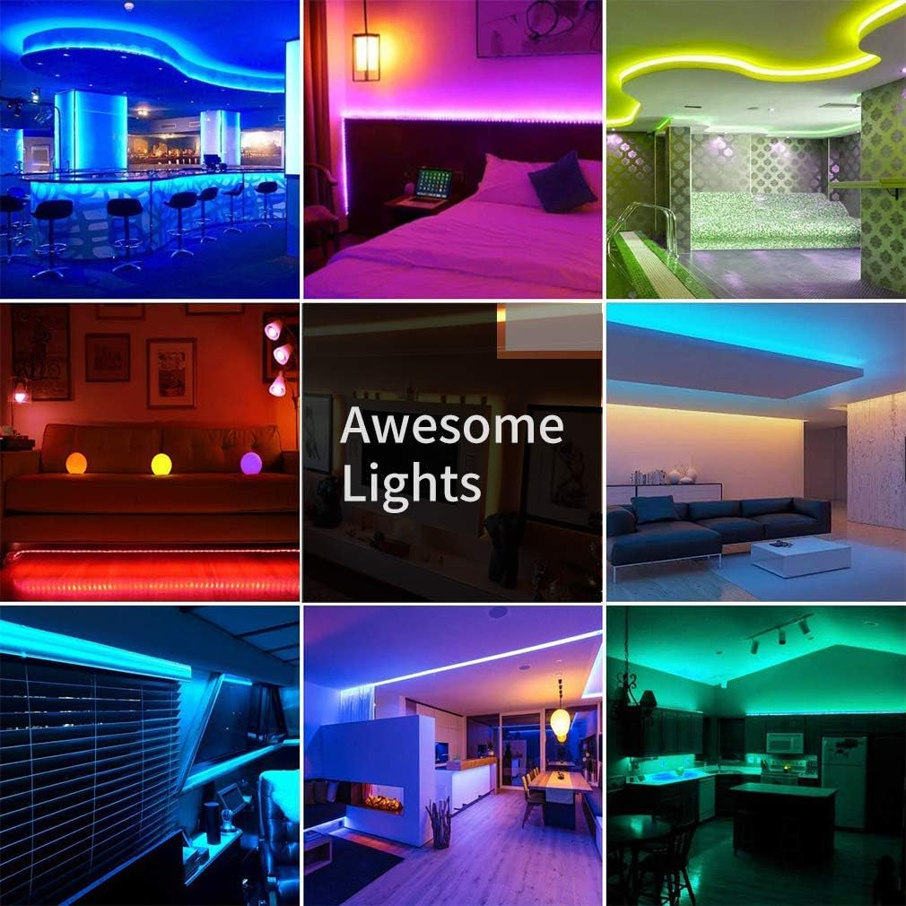 Outdoor RGB Smart IC Gaming Lights,10 Ft Neon Light Strip,App Controlled,Dramcolor,Water-Flow,Dynamic Color Changing Light,Flexible,Projective Diy,Gaming Room,Desk,Under Table